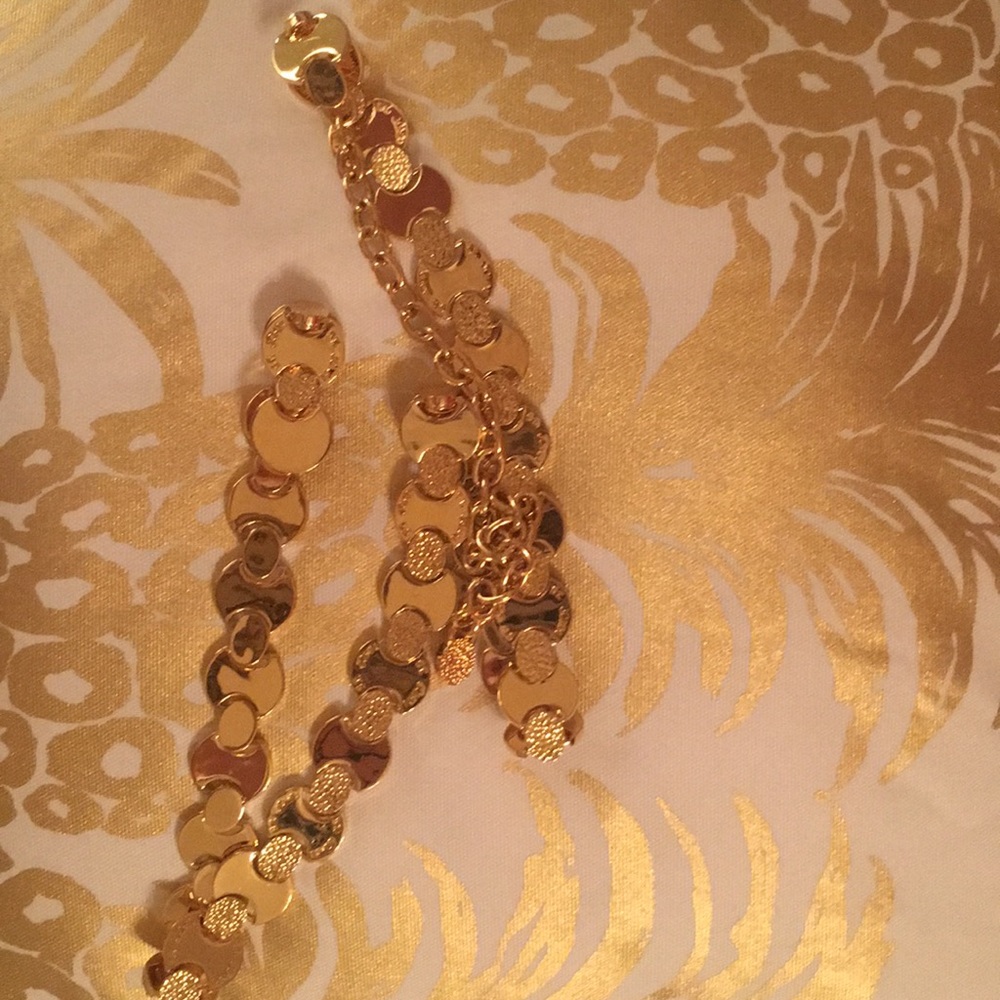 St.John Knit chain gold belt